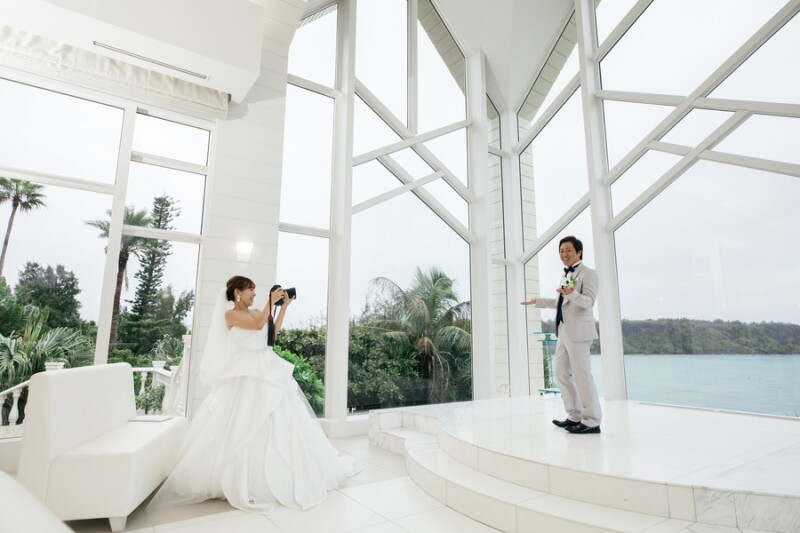 新郎様をぱしゃり