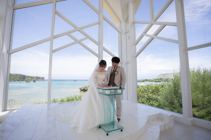 最後はチャペル!