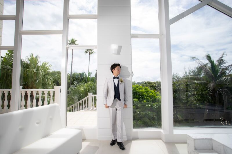 ご新郎様ソロショット