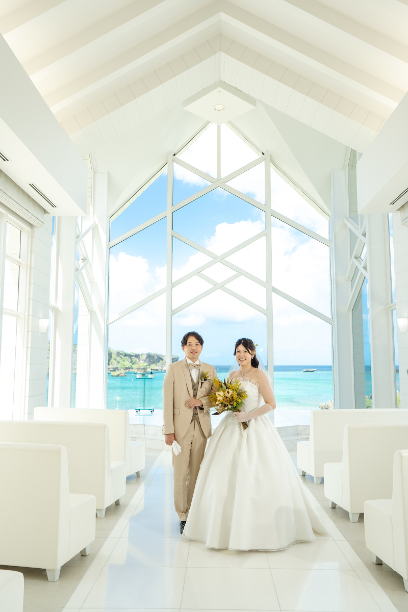 まずはチャペル撮影スタート!