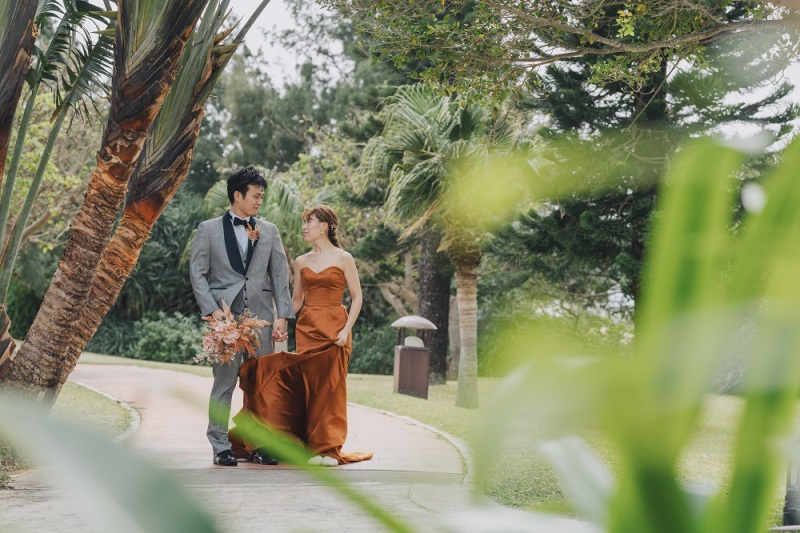 カラードレスが映える