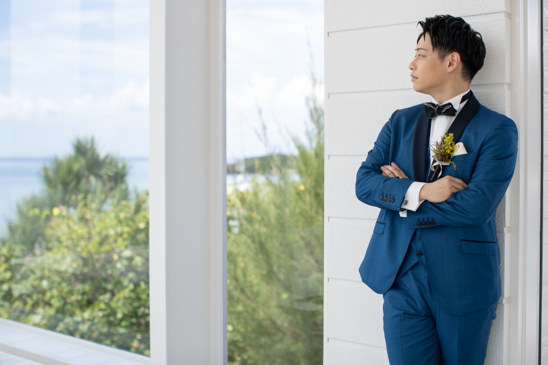 ご新郎様ソロショット