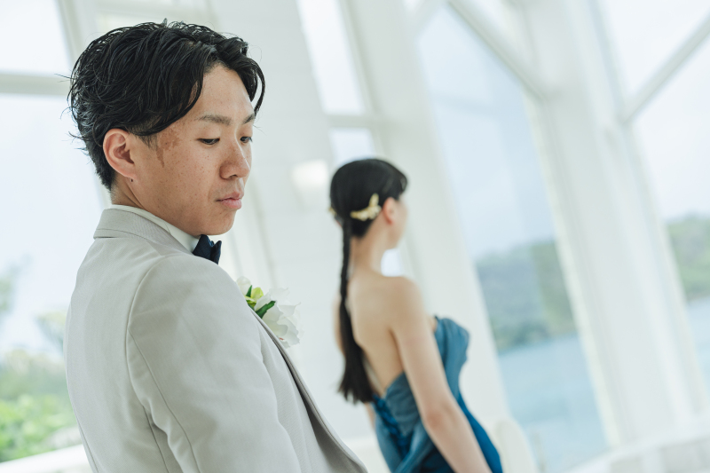 ご新郎様もかっこよく