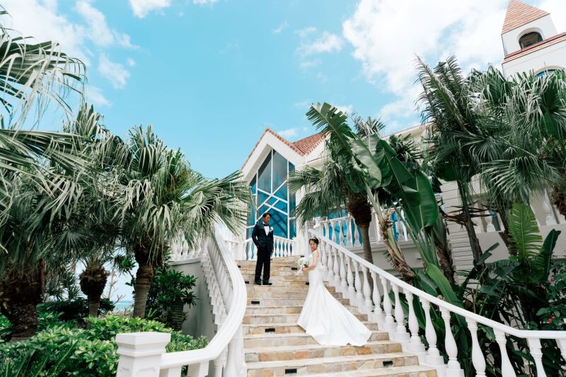 大階段での撮影