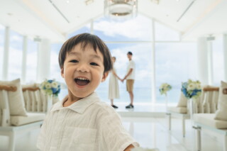 ザ・シーサイドガーデン ラグーン大聖堂　byワタベウェディング_リゾプチシネマ／夏リゾートムービープラン