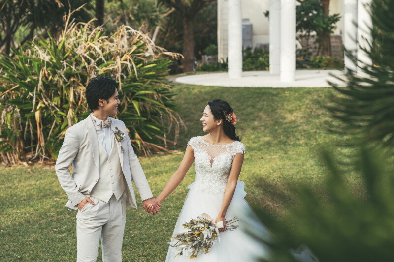 ザ・シーサイドガーデン ラグーン大聖堂 byワタベウェディング_事前来店なしで撮影できる