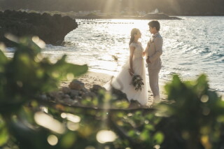 ザ・シーサイドガーデン ラグーン大聖堂　byワタベウェディング_＃Sunset Beach