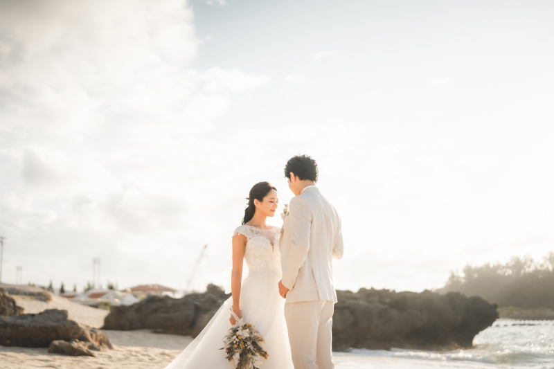 誓い◆お二人とお話しながら緊張をほぐして自然な雰囲気を撮るのが得意です。一瞬一瞬の表情や感情を収めることで写真自体に表情・感情を持たせるよう撮影しています!素敵なロケーションと素敵な表情で楽しむ。