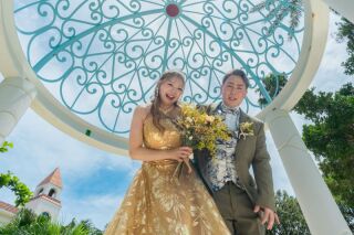 【ドレス2着付】◉美容師同行＋新婦ヘアチェンジ＋新郎ヘアメイク込！｜チャペル＆ガーデン＆ビーチ&yen;158,180&rarr;￥121,880