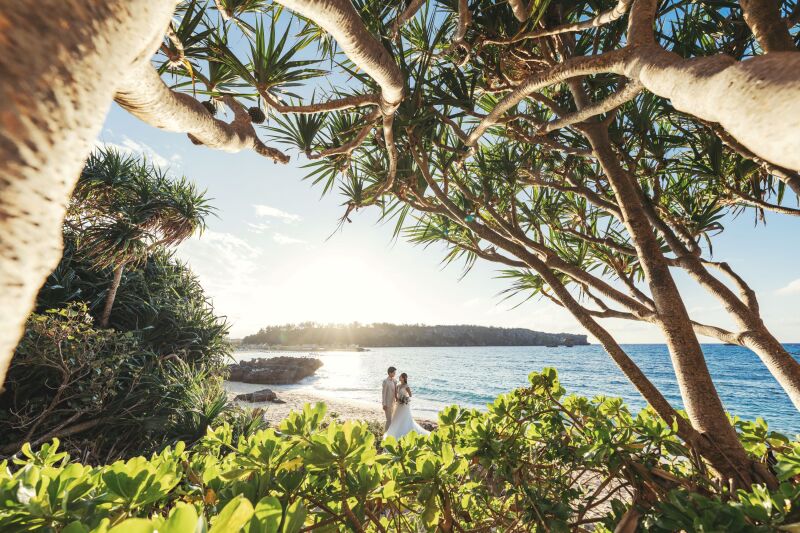 【10月撮影限定☼サンセットフォト☼】◉必見✲3ロケーション10万円以内!◉|チャペル+ガーデン+サンセットビーチ100カット