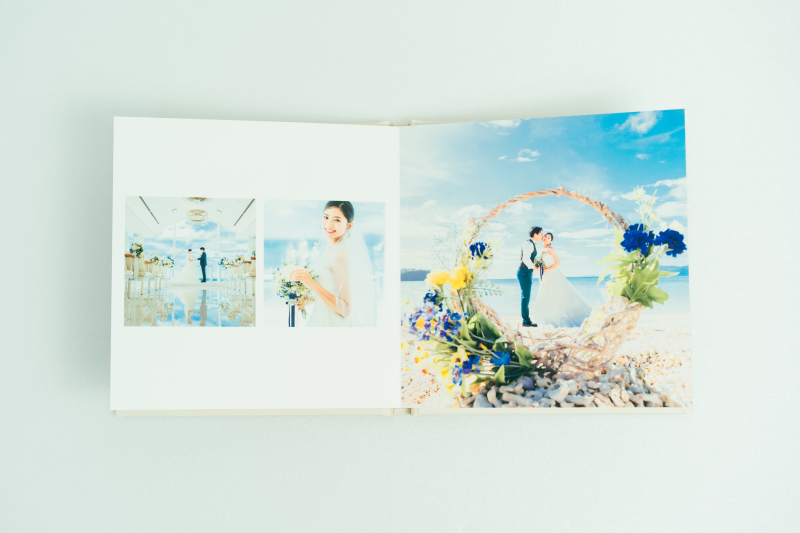 【アルバム付サンセット】大切な1冊を丁寧に製作しお手元に♡|チャペル+ガーデン+サンセットビーチ100カット