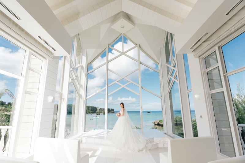 【ドレス2着付】◉美容師同行+新婦ヘアチェンジ+新郎ヘアメイク込!|チャペル&ガーデン&ビーチ¥158,180→¥121,880