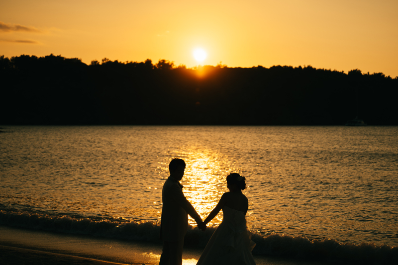 【アルバム付デイ&サンセット】100→130カット!納品データ多め!|チャペル+ガーデン+デイビーチ+サンセット130カット