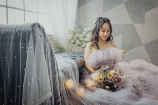 お気に入りのドレスを何着も選べる特別なスタジオ撮影の時間