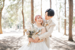 The oneday photo wedding_森ロケプラン（代々木・葛西臨海・水元公園で自然体の撮影）