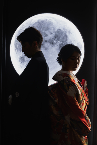 The oneday photo wedding_和装スタジオ（伝統とモダンが交差する空間で新しい和装を）