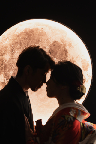 The oneday photo wedding_和装スタジオ（伝統とモダンが交差する空間で新しい和装を）