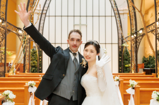 The oneday photo wedding_チャペルで叶える前撮り（洗練された空間でふたりらしい撮影を）