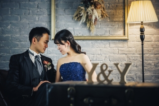 The oneday photo sweet_洋装スタジオ（天候に左右されないアンティーク空間で）
