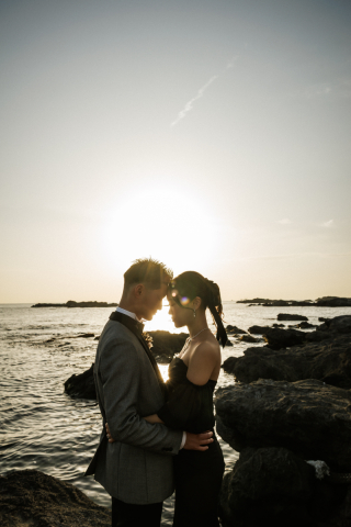 The oneday photo wedding_横浜の海景ロケ(大さん橋や城ヶ島でノスタルジックに)