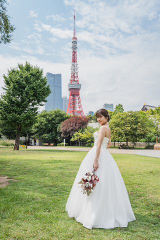 The oneday photo wedding_森ロケプラン（代々木・葛西臨海・水元公園で自然体の撮影）