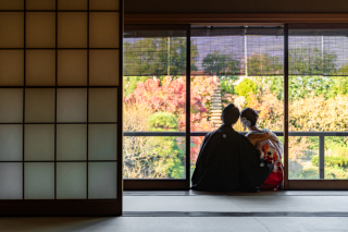 The oneday photo wedding_庭園・邸宅・神社仏閣ロケ（四季と伝統を感じる本格和装撮影）