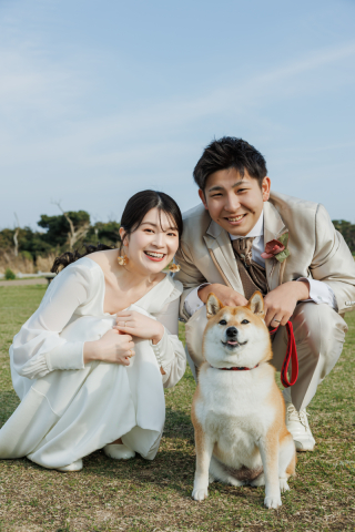 The oneday photo wedding_横浜の海景ロケ(大さん橋や城ヶ島でノスタルジックに)