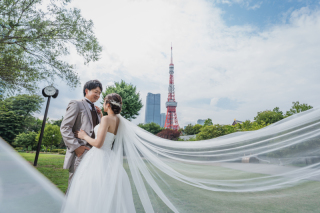 The oneday photo wedding_森ロケプラン（代々木・葛西臨海・水元公園で自然体の撮影）