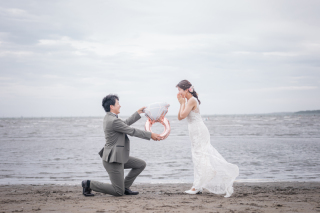 The oneday photo sweet_海ロケプラン（お台場・葛西・若洲で海と空を背景に）