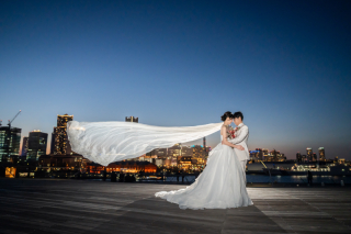 The oneday photo wedding_横浜の海景ロケ(大さん橋や城ヶ島でノスタルジックに)