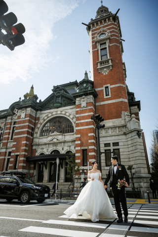 The oneday photo wedding_横浜の海景ロケ(大さん橋や城ヶ島でノスタルジックに)