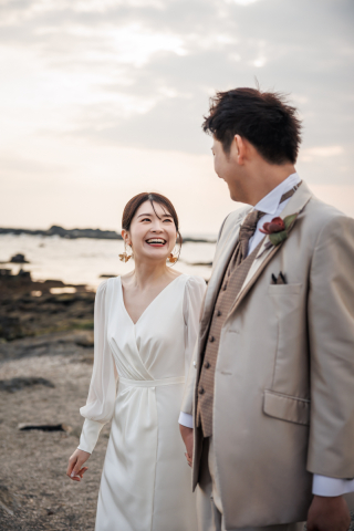 The oneday photo wedding_横浜の海景ロケ(大さん橋や城ヶ島でノスタルジックに)