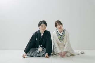 The oneday photo wedding_和装スタジオ（伝統とモダンが交差する空間で新しい和装を）