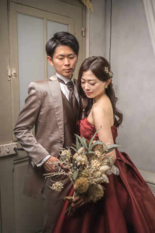 The oneday photo sweet_洋装スタジオ（天候に左右されないアンティーク空間で）