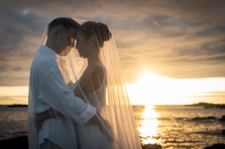 The oneday photo wedding_横浜の海景ロケ(大さん橋や城ヶ島でノスタルジックに)