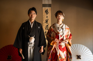 The oneday photo wedding_庭園・邸宅・神社仏閣ロケ（四季と伝統を感じる本格和装撮影）