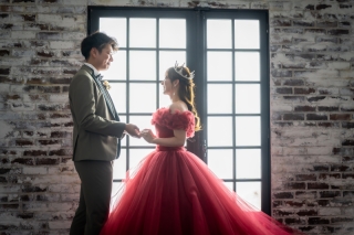The oneday photo sweet_洋装スタジオ（天候に左右されないアンティーク空間で）