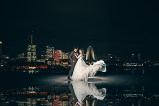 The oneday photo wedding_横浜の海景ロケ(大さん橋や城ヶ島でノスタルジックに)