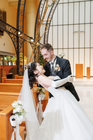 The oneday photo wedding_チャペルで叶える前撮り（洗練された空間でふたりらしい撮影を）