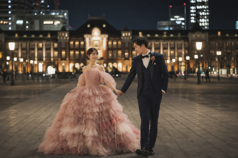 《8月末まで限定》特典あり♪【和装庭園ロケ(和装スタジオ付)&Sweetドレス|夜・3ロケ撮影】◎319600円→209800円