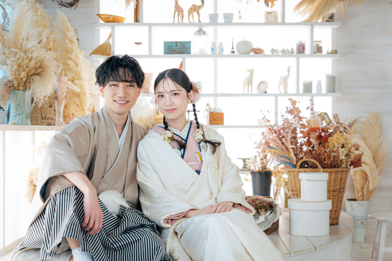 《8月末まで限定》特典いろいろ♪【和装スタジオ&Sweetドレス|夜・1ロケ(スタジオ付)撮影】◎269600円→169600円