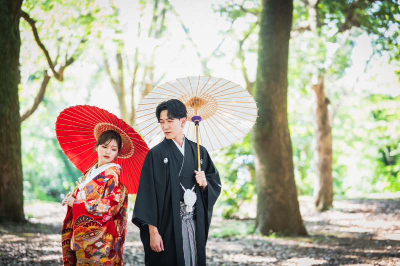 《7月末撮影まで限定》スタジオ撮影＋小物一式無料！【代々木公園ロケーション撮影（スタジオ撮影付き）】◎49,800円