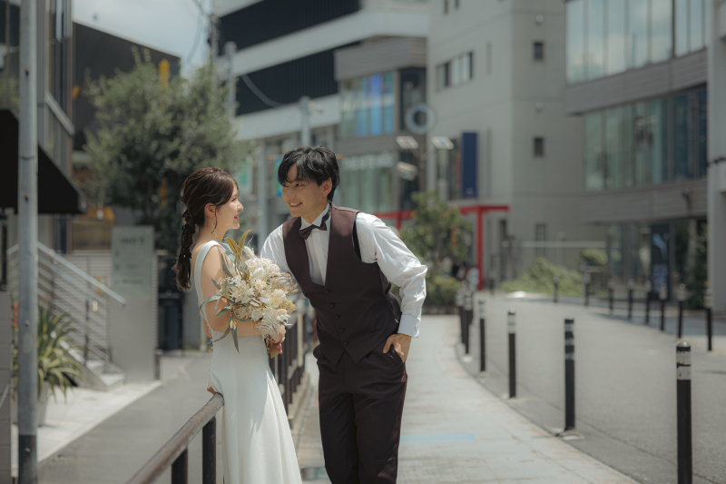 《7月末撮影まで限定》スタジオ撮影＋小物一式無料！【表参道ロケーション撮影（スタジオ撮影付き）】◎49,800円
