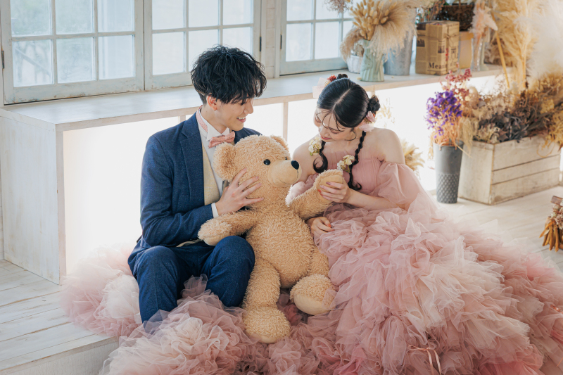 《8月末撮影まで限定》特別割引&選べる特典♪【Sweetドレス&和装|スタジオ撮影】◎229600円→149800円
