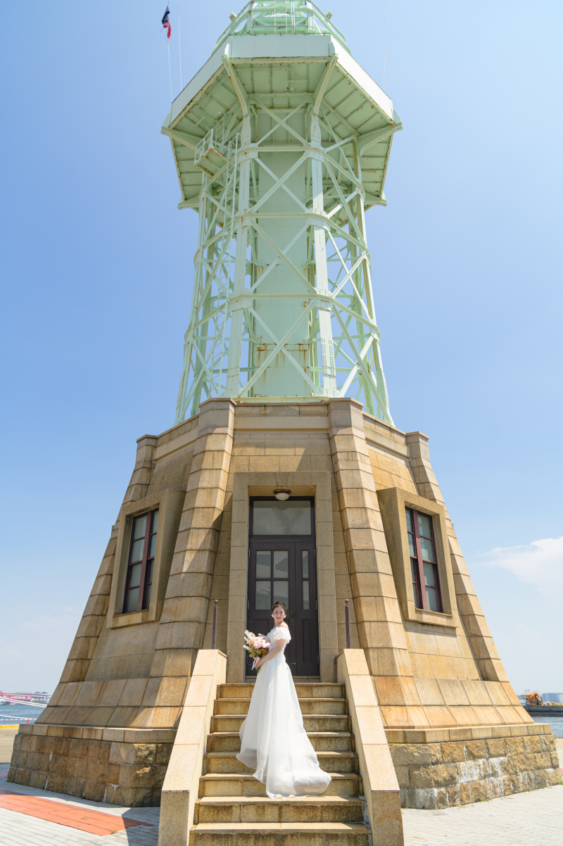 おしゃれな新婦様のソロショット