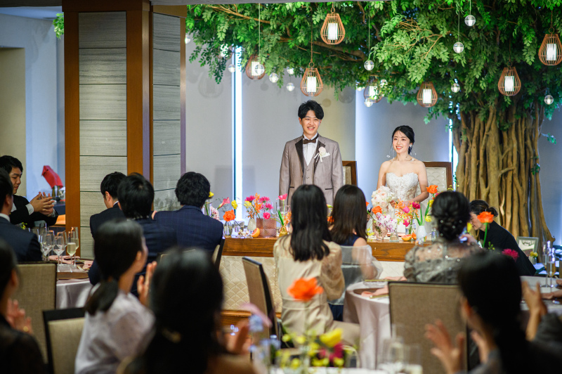 披露宴スタート!