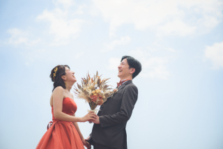 テラコッタドレスで3箇所前撮り♪