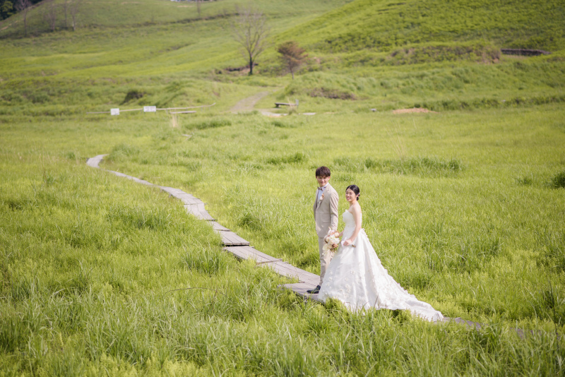 大自然の中で！