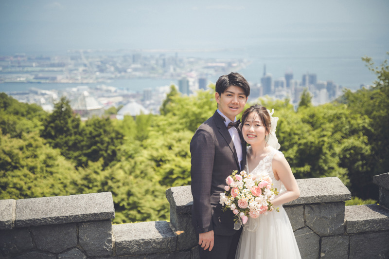 神戸市街を見下ろす景色と