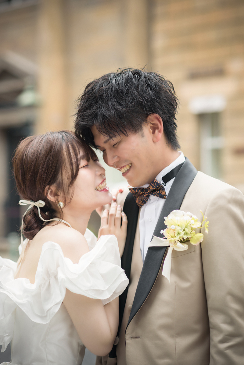 顔をぐっと寄せて♡